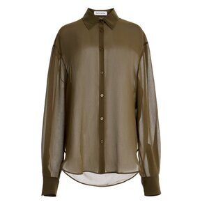 The Frankie Shop Peri Georgette Shirt